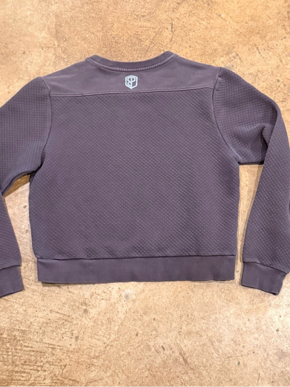 Born Primitive Waffle Crewneck gray- small womens